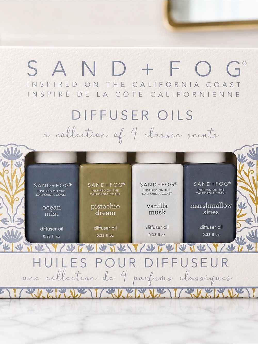 SAND+FOG Diffuser Oils Classic Set✨ Marshmallow Skies •Pistachio•Ocean•Vanilla - Picture 2 of 2